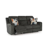 KANLOW SOFA RECLINER 3 SEATER GREY