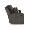 KANLOW SOFA RECLINER 3 SEATER GREY