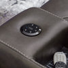 FYNE-DYME LOVESEAT RECLINER 2 SEATER BLACK