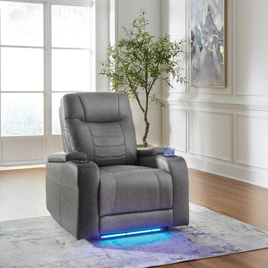 SCHOONER ROCKER GRAY POWER RECLINER