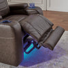 SCHOONER ROCKER POWER BROWN RECLINER