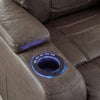 SCHOONER ROCKER POWER BROWN RECLINER