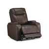 SCHOONER ROCKER POWER BROWN RECLINER