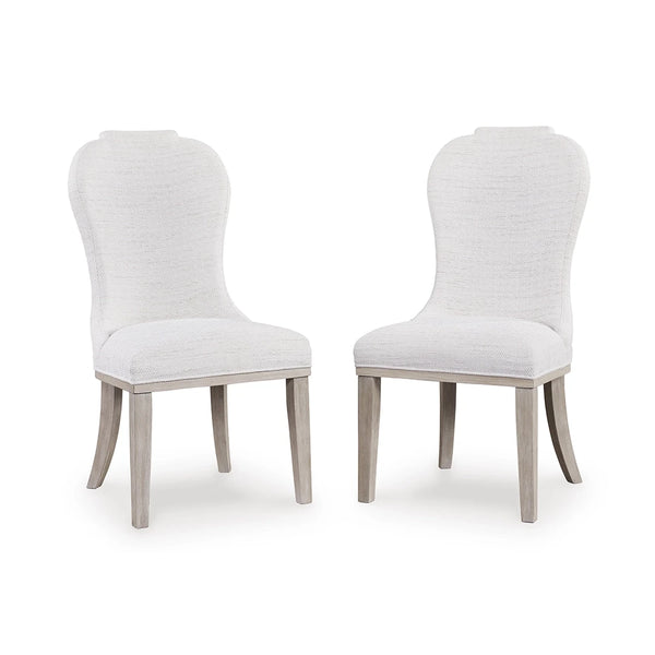 JORLAINA DINING TABLE SET 10 CHAIRS - GREY