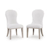 JORLAINA DINING TABLE SET 10 CHAIRS - GREY
