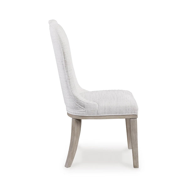 JORLAINA DINING TABLE SET 10 CHAIRS - GREY