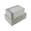 DATTER JEWELLERY BOX SET OF 2 PCS - GREY