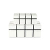 ALEXANDER JEWELLERY BOX SET OF 2 PCS - WHITE