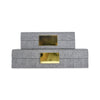 AUFRICA JEWELLERY BOX SET OF 2 PCS - GREY