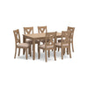 SANBRIAR DINING TABLE SET 6 CHAIRS