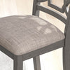 WRENNING DINING TABLE SET 4 CHAIRS + BENCH - GREY