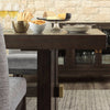 BURKHAUS DINING TABLE - BROWN