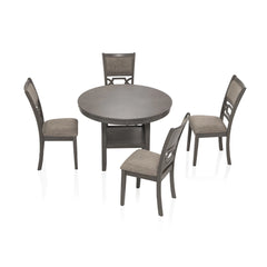 WRENNING DINING TABLE SET 4 CHAIRS - GREY