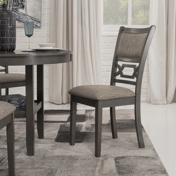 WRENNING DINING TABLE SET 4 CHAIRS - GREY