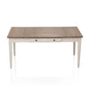 SKEMPTON DINING TABLE SET 8 CHAIRS - WHITE
