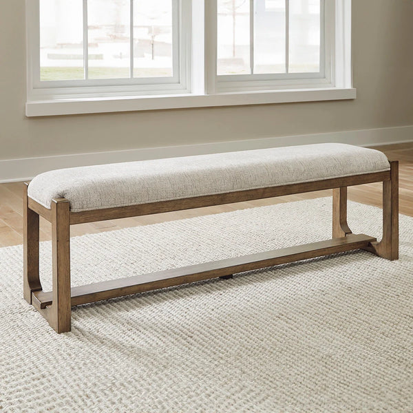 Space-saving upholstered bench for living room ��� Ashley UAE furniture
