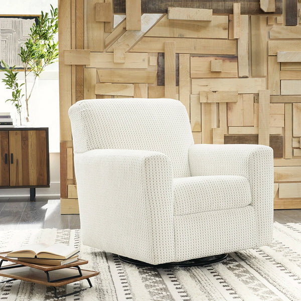 Herstow swivel glider accent chair with clean lines ��� Ashley UAE furniture