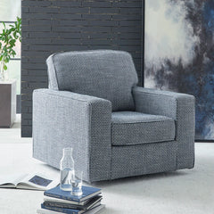 OLWENBURG SWIVEL CHAIR BLUE