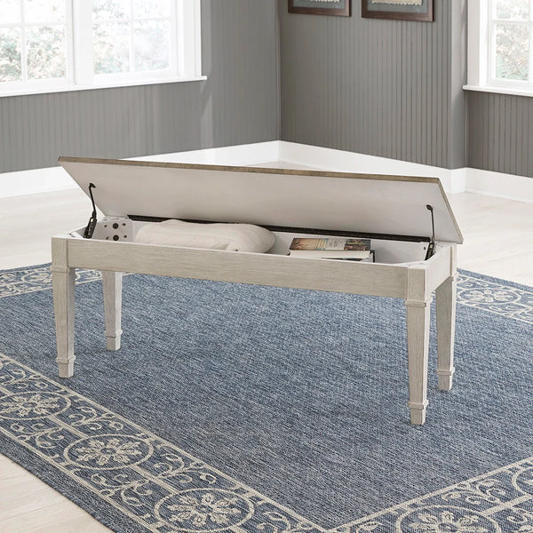 Ashley UAE Skempton dining bench solid and engineered wood rustic style