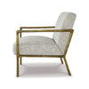 RYANDALE CHAIR WHITE GOLD