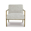 RYANDALE CHAIR WHITE GOLD