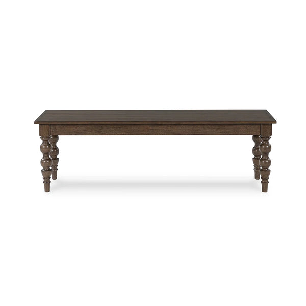 Veramond dining bench crafted with solid wood frame and oak veneer for timeless appeal