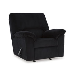 SIMPLEJOY ROCKER RECLINER - BLACK
