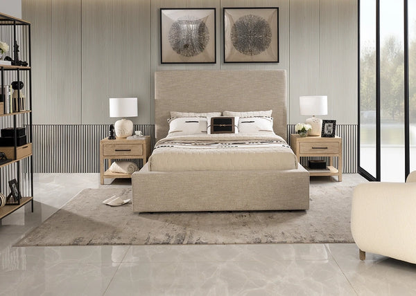 KRISTILAND BED KING SIZE (193*203 CM) BEIGE