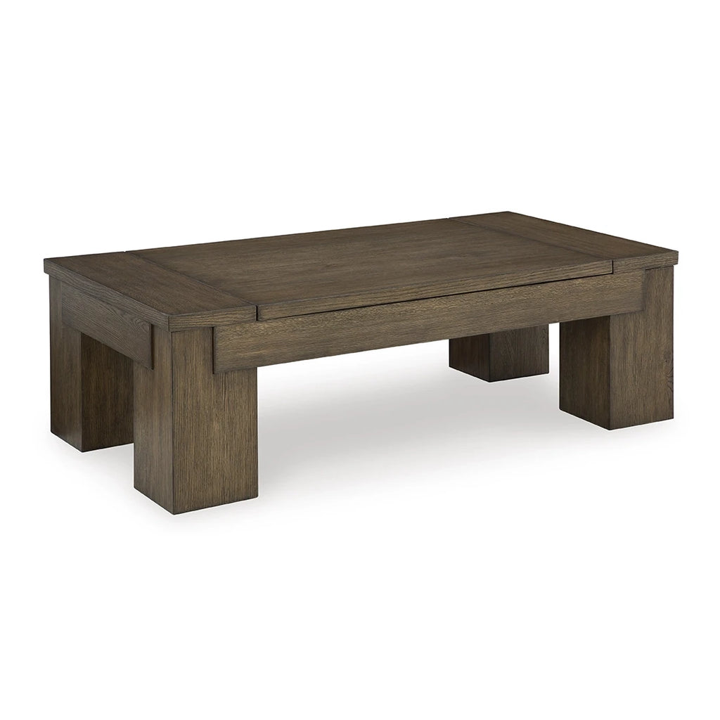 ROSSWAIN CENTER TABLE - BROWN