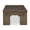 ROSSWAIN CENTER TABLE - BROWN