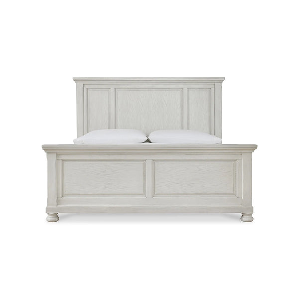 ROBBINSDALE BED QUEEN SIZE (160 X 200CM) - WHITE