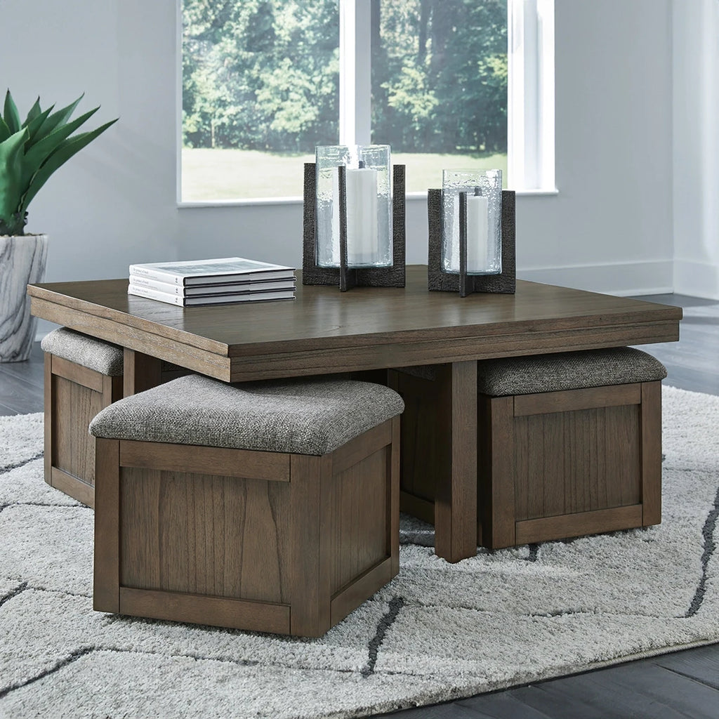 BOARDERNEST CENTER TABLE - BROWN