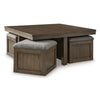 BOARDERNEST CENTER TABLE - BROWN