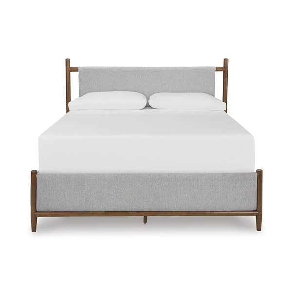LYNCOTT BED KING SIZE (193*203 CM) GREY