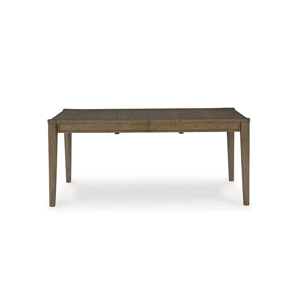 ADARNA DINING TABLE SET 10 CHAIRS - BROWN