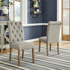 HARVINA DINING CHAIR BROWN