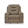 WINDSTADE ROCKER RECLINER - BROWN