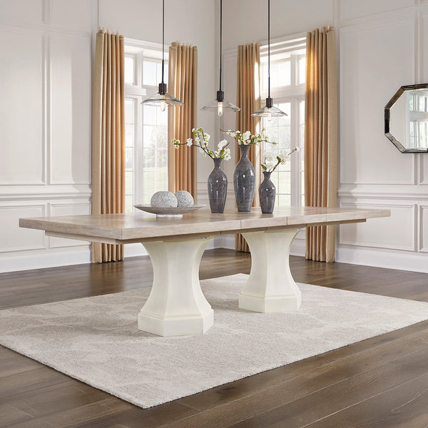 JORLAINA DINING TABLE - LIGHT GREY