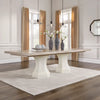 JORLAINA DINING TABLE - LIGHT GREY