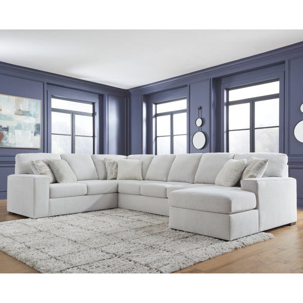 LEIGHELLI SECTIONAL SOFA 4 PCS - WHITE