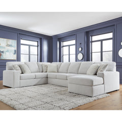 LEIGHELLI SECTIONAL SOFA 4 PCS - WHITE