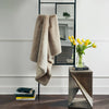GARILAND LIGHT BROWN THROW