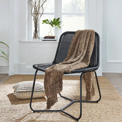 TAMISH BROWN THROW