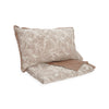BEDDING SET OF 4 PCS KING - LIGHT BROWN