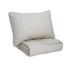 BEDDING SET OF 4 PCS KING - WHITE