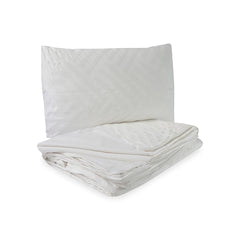 BEDDING SET OF 4 PCS KING - WHITE