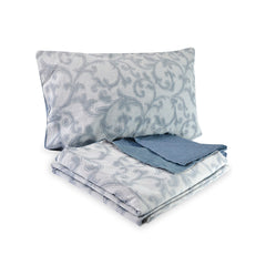 BEDDING SET OF 4 PCS KING - BLUE