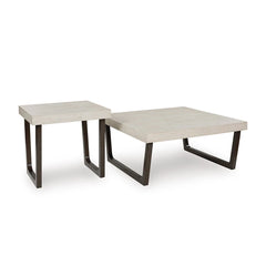 WESTENFORT COFFEE TABLE SET 2 PCS - GREY