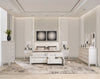 TRULANI BEDROOM SET KING SIZE (193*203CM) WITHOUT WARDROBE WHITE