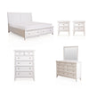 TRULANI BEDROOM SET KING SIZE (193*203CM) WITHOUT WARDROBE WHITE